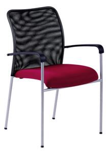 Konferenční židle HODA, šedá podnož (více barev)