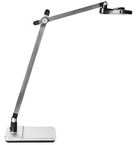 LED stolní lampa SERPENS se stmívačem Stříbrná