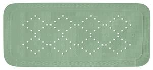 Spirella protiskluzová podložka do vany ALASKA, bazalkově zelená, PVC, 91 x 36 cm