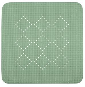 Spirella protiskluzová podložka do sprchy ALASKA, bazalkově zelená PVC, 55 x 55 cm