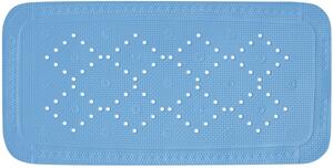 Spirella protiskluzová podložka do vany ALASKA, světle modrá, PVC, 91 x 36 cm