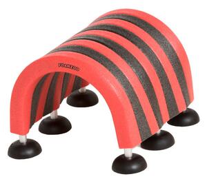 Dětská molitanová stolička XL (červeno/černá)