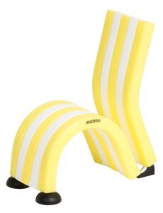 Dětská molitanová židle (žlutá/bílá)