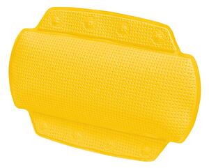 Spirella polštář do vany ALASKA, žlutá, PVC, 32 x 23 cm