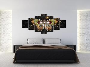 Obraz - Kouzelný motýl (210x100 cm)