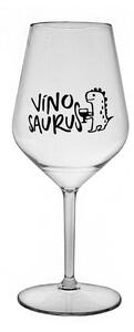 VÍNOSAURUS - čirá nerozbitná sklenice na víno 470 ml