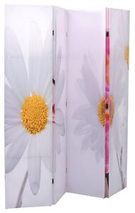Skládací paraván 160 x 170 cm květina