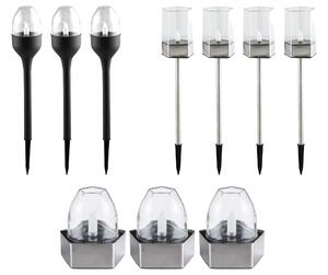 Livarno home Solární LED svítidlo, 3dílná/4dílná sada (100384949)