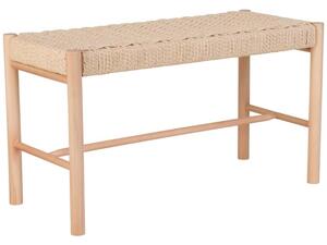Nordic Living Dřevěná lavice Livia 80 cm