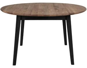 Nordic Living Hnědý dubový jídelní stůl Seille 140 cm