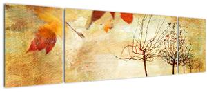 Obraz - Podzimní nálada (170x50 cm)