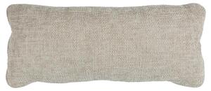 Hoorns Světle šedý látkový polštář Bearny 30 x 70 cm