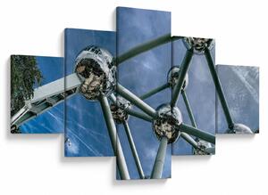Obraz - atomium v Bruselu (125x70 cm)