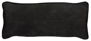 Hoorns Černý látkový polštář Bearny 30 x 70 cm