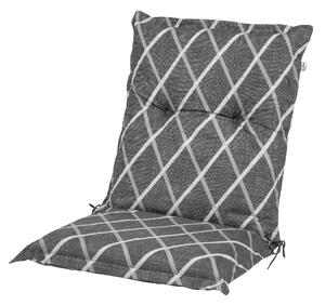 Livarno home Potah na židli Valencia/Miami, 100 x 50 x 8 cm (pruhy/antracitová) (100387407001)