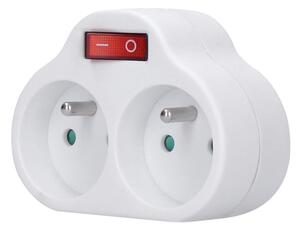 Solight P97 - Rozbočovací zásuvka s vypínačem 2x10A/230V