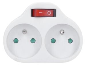 Solight P97 - Rozbočovací zásuvka s vypínačem 2x10A/230V