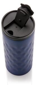 Geometrický termohrnek, 350 ml, XD Design, modrý