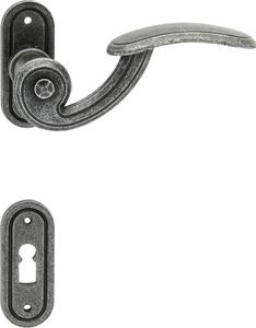 Cobra Kované kování Imst-R rustikal Provedení: BB - klika/klika s otvorem pro pokojový klíč
