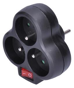 Solight P99B - Rozbočovací zásuvka 3x10A/230V