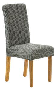 Blancheporte Bi-pružný potah na židli, geometrický vzor šedý melír na židli