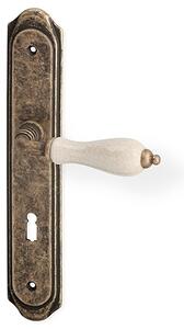 Kování ACT Antik (patina bronz mat) Provedení: BB (dozický klíč), Rozteč: 72 mm