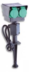 Ecolite XHWS-F03 - Venkovní zásuvkový sloupek 4Z IP44