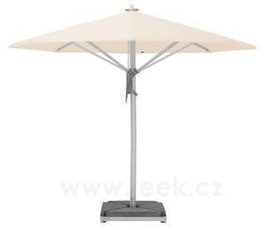 Glatz Profesionální slunečník Castello Pro, Glatz, kulatý 350 cm (3,5 m), eloxovaný hliník, potah akryl 300 g/m2 barva dle vzorníku