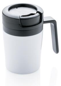 Termohrnek Coffee to Go do kávovaru s ouškem, 160 ml, XD Design, bílý
