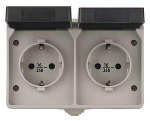 Venkovní zásuvka SCHUKO 250V/16A IP44 2Z