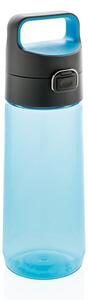 Láhev na vodu s uzamykatelným víčkem, 600 ml, XD Xclusive, modrá