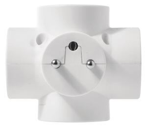 Rozbočovací zásuvka 4x10A/250V kulatá