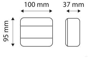 LED Multifunkční zadní svítidlo MULTI LED/1,5W/12V IP65 červená/oranžová
