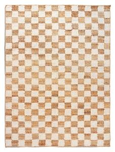 Koberec Check Wool Jute 140 × 200 cm