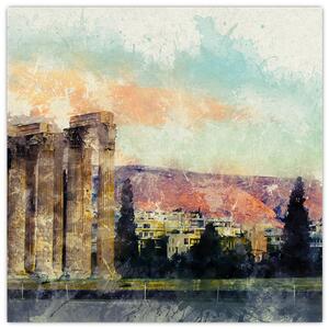 Obraz - Akropolis, Athény, Řecko (30x30 cm)
