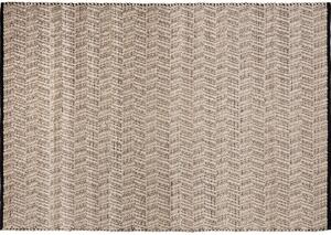Hnědý vlněný koberec Kave Home Neida 160 x 230 cm