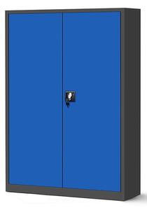 Plechová skříň model JAN II antracitovo-modrá JAN NOWAK QL-XEY5-PRU3