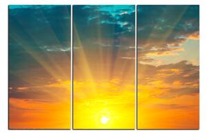 Obraz na plátně - Západ slunce 1200B (105x70 cm)