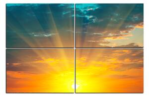 Obraz na plátně - Západ slunce 1200E (150x100 cm)