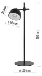 EMOS LED stolní lampa SOPHIE, nabíjecí, černá 1538200100