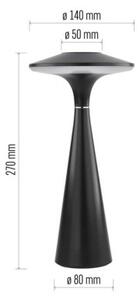 EMOS LED stolní lampa JASON, nabíjecí, IP44 1538199000