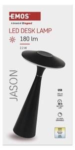 EMOS LED stolní lampa JASON, nabíjecí, IP44 1538199000