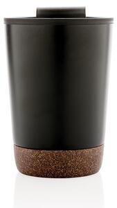 Termohrnek Cork, 300 ml, XD Design, černý