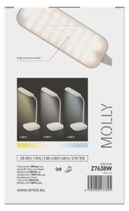 EMOS LED stolní lampa MOLLY, bílá 1538200800