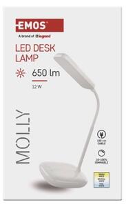EMOS LED stolní lampa MOLLY, bílá 1538200800