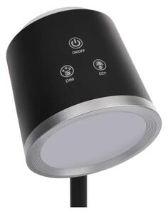 EMOS LED stolní lampa ABBIE nabíjecí, černá 1538200400