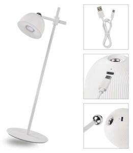 EMOS LED stolní lampa SOPHIE, nabíjecí, bílá 1538200200