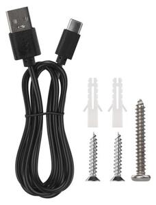 EMOS LED stolní lampa ABBIE nabíjecí, černá 1538200400