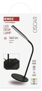 EMOS LED stolní lampa OSCAR, černá 1538200500