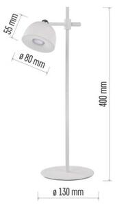 EMOS LED stolní lampa SOPHIE, nabíjecí, bílá 1538200200